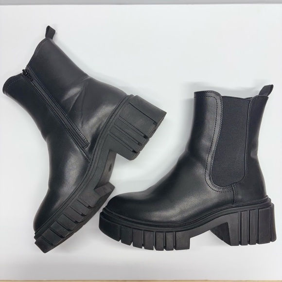 Wild Fable Black Ankle Boots, Sterling Chelsea Ankle Boots Black Women s… - Picture 2 of 11
